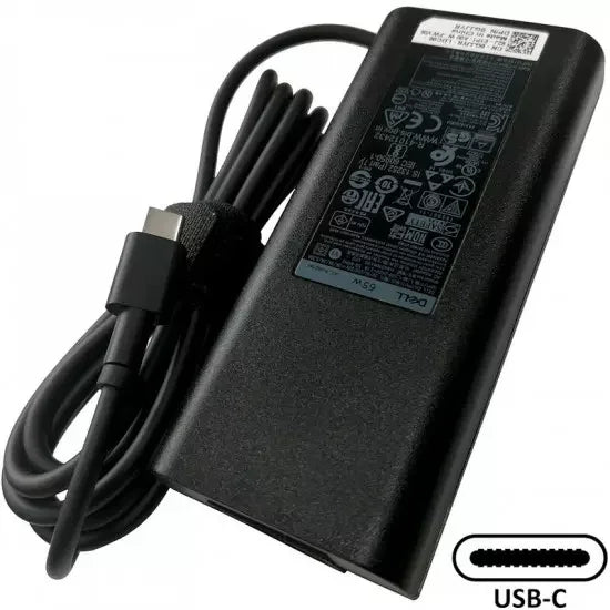 POWER ADAPTER 65W 5V/9V/15V/20V, USB-C, ORIGINAL DELL CJG9W - eBuy UAE