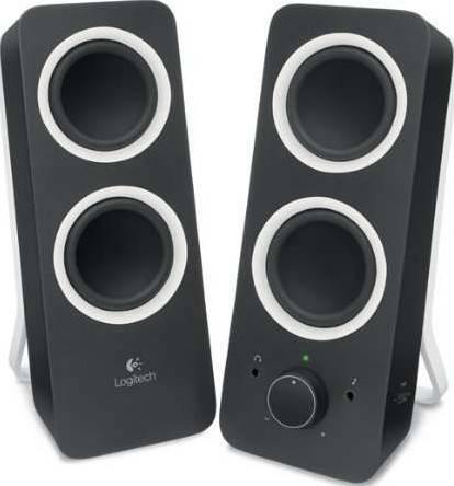 Logitech Multimedia Speakers Z200 with Stereo Sound for Multiple Devices (Midnight Black) | 980-000812 - 980-000810 - eBuy UAE