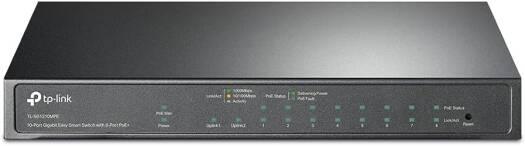TP-Link TL-SG1210MPE | 8 Port Gigabit PoE Switch | Easy Smart Managed | 8 PoE+ Ports @123W, w/ 2 Uplink Gigabit Ports + 1 Combo SFP Slot | Limited Lifetime Protection | QoS, Vlan, IGMP & LAG - eBuy UAE