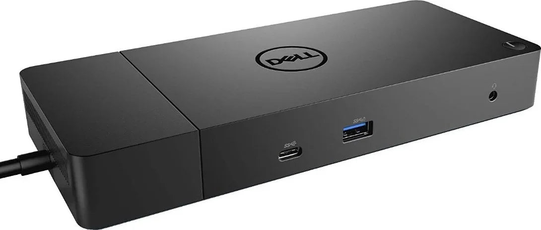 Dell WD19S-130W USB-C Docking Station, 2x DP, HDMI, 2x USB-C, 3x USB-A, RJ-45 Ethernet Network Ports, Up to 4K @ 60Hz Dual Display Support, 3.3ft USB-C Cable, Black | WD19S-130W - eBuy UAE