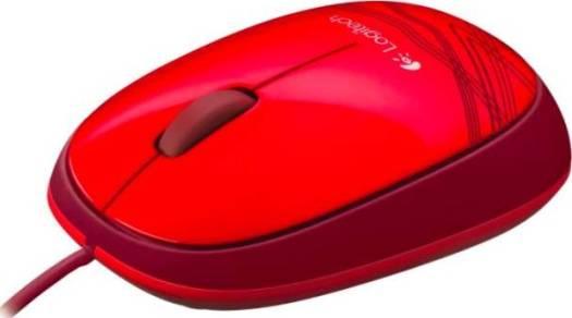 Logitech® M105 Wired Mouse, Optical Tracking Technology, 1000DPI Sensor, Red | 910-002945 - eBuy UAE