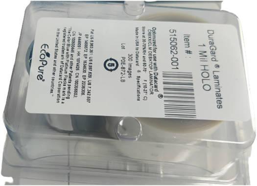 Entrust Duragard 1.0 MIL Hologram Laminates, For Datacard CR805 Retransfer Printer, 24mm Width, 300 Images Printing Capability | 515062-001 - eBuy UAE