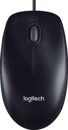 Logitech M100R Wired USB Mouse (Black) | 910-005005 - 910-006652 - eBuy UAE