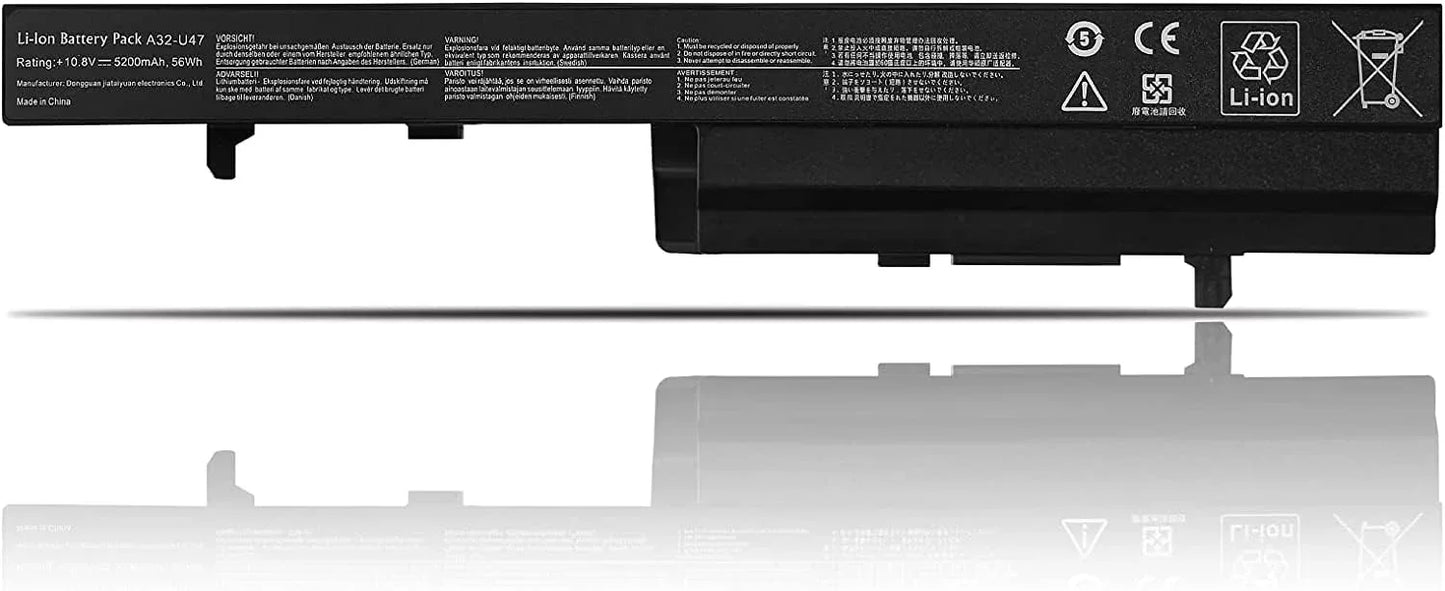 eBuyUAE A32-U47 Asus Laptop Battery Compatible with U47 U47A U47C U47V U47VC Q400 Q400A Q400C Q400V Q400VC R404 R404A R404C R404V R404VC U47A-BGR4 U47A-RGR6 U47A-RHI7N15 Q400A-BHI7N03 A41-U47 A42-U47 - eBuy UAE