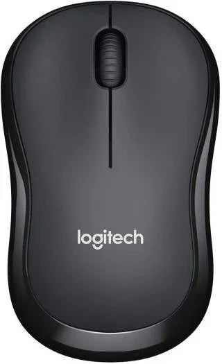 Logitech M221 Silent Wireless Mouse, Smooth Optical Tracking Sensor, Up to 1000 DPI Resolution, Line-By-Line Scrolling, SilentTouch Technology, 2.4 GHz USB Wireless Connection, Charcoal | 910-004882 - eBuy UAE