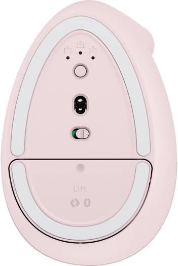 Logitech Lift Vertical Ergonomic Mouse, Logi Bolt USB Receiver, 4000 DPI Sensitivity, Multi-OS Compatibility, 10m Range, 2 Year Battery Life, Quiet Clicks & Smartwheel, Pink | 910-006478 - eBuy UAE