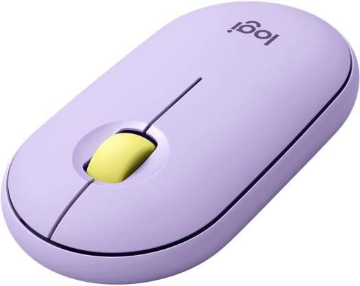 Logitech Pebble M350 Bluetooth Wireless Mode, 2.4 GHz With USB Mini-Receiver, 1000 DPI Resolution, With Quiet Click, For Laptop / Notebook / PC / Mac, Lavender | 910-006752 - eBuy UAE