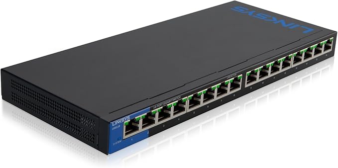 Linksys 16 Port Desktop Gigabit Poe+Switch LGS116P UK - eBuy UAE