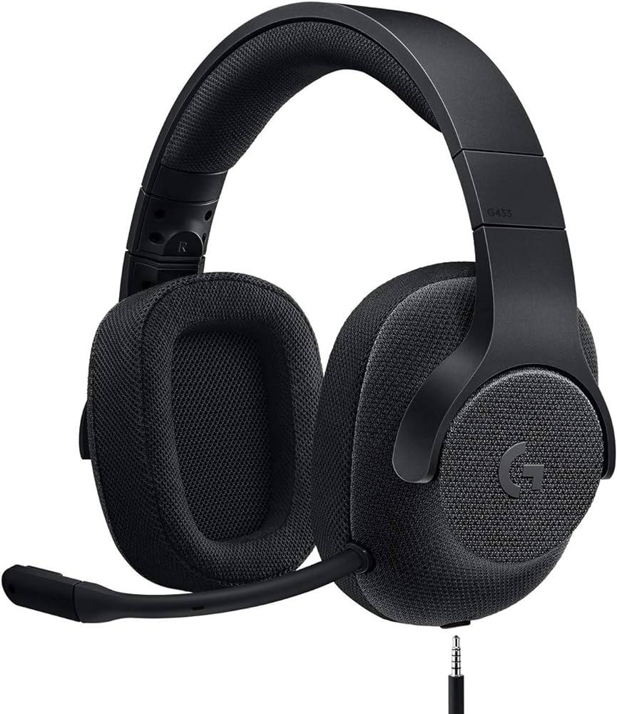 Logitech G433 7.1 Wired Surround Gaming Headphones, PRO-G 40mm Drivers, Cardioid 4mm Microphone, 7.1 Surround Sound with ,Blue | 981-000687 - eBuy UAE