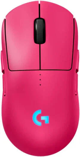 Computer Mouse Logitech PRO 2 LIGHTSPEED Wireless Gaming Mouse, Hero Sensor 2, 44000 DPI, 888 IPS, Lightsync RGB, Responsive Optical Sensor, 4-8 Programmable Buttons, Up to 95 Hours Battery Life, Pink - eBuy UAE