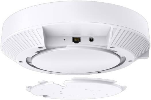 TP-Link AXE11000 Ceiling Mount Quad-Band WiFi 6E Access Point, 160 MHz Bandwidth Channel, PoE++ Support, Smart Antennas, 1x 10Gbps Ethernet Port, White | EAP690E HD - eBuy UAE
