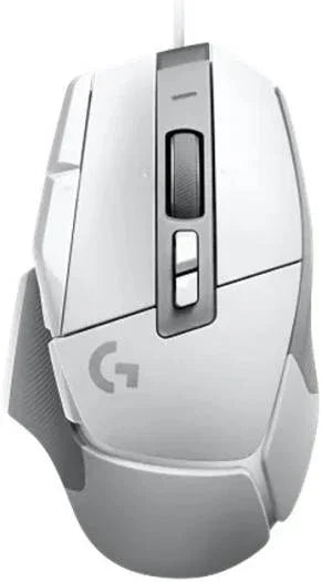 Logitech G502 X Wired Gaming Mouse, Lightforce Switches, 100 – 25,600 dpi Resolution, HERO 25K Sensor, 13 Programmable Controls, 40G2 Acceleration, 5 Onboard Memory Profiles, White - eBuy UAE