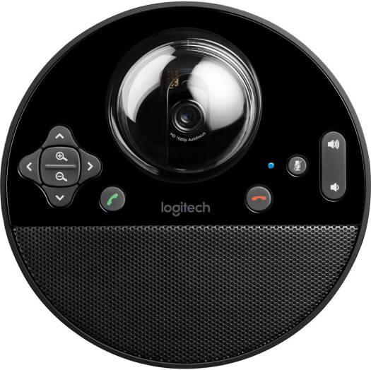 Logitech BCC950 Conference Cam, 1080p HD Up to 30fps Camera, UVC H.264, Auto-focus, Camera Height Extender, Omni-directional Mic, Built-in Full Duplex Speakerphone, Black | 960-000867|960-001005 - eBuy UAE