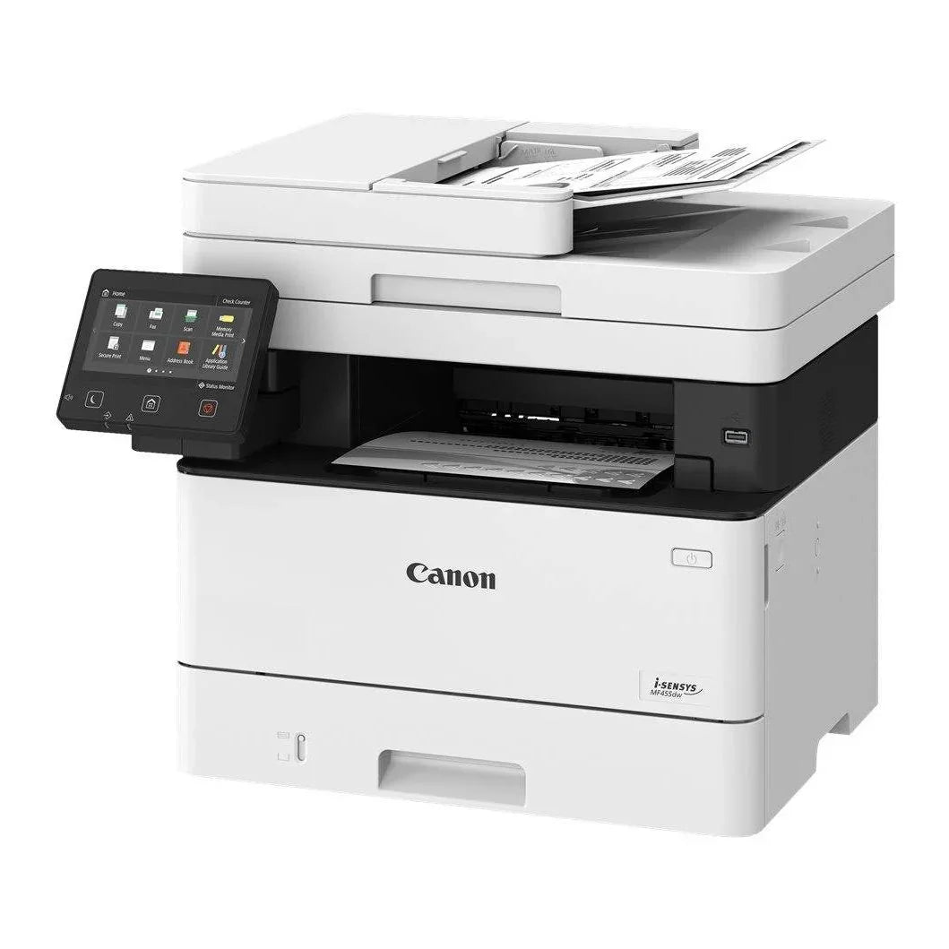 Canon i-SENSYS MF455dw wireless with ADF All In One Mono Laser Printer - eBuy UAE