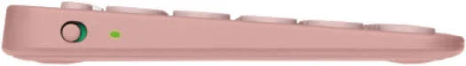 Logitech Pebble Keys 2 K380s Keyboard, Bluetooth 5.1 Connectivity, Up to 3 Multi-Device Pairing, Customizable Fn Shortcut Keys, 2x AAA Battery, English Layout, On / Off Button, Rose - eBuy UAE