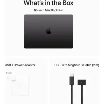 Apple MacBook Pro 14inch 2024, M4 Pro with 14core CPU, 24GB RAM, 1TB SSD, 20core GPU, Space Black MX2J3 English Keyboard, 1 Year Warranty - eBuy UAE