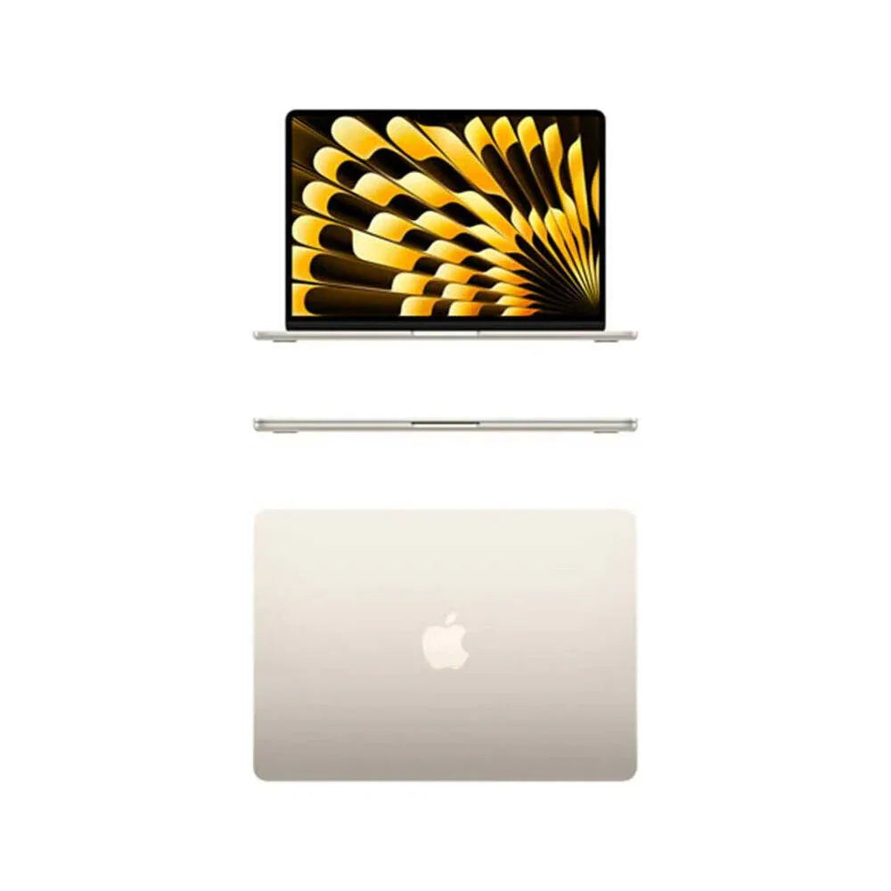 Apple MacBook Air 13 inch Liquid Retina Display, M3 Chip 8-Core CPU, 8-Core GPU, 8GB RAM, 256GB SSD, ENG Keyboard, Starlight MRXT3, 1 Year Apple Warranty - eBuy UAE