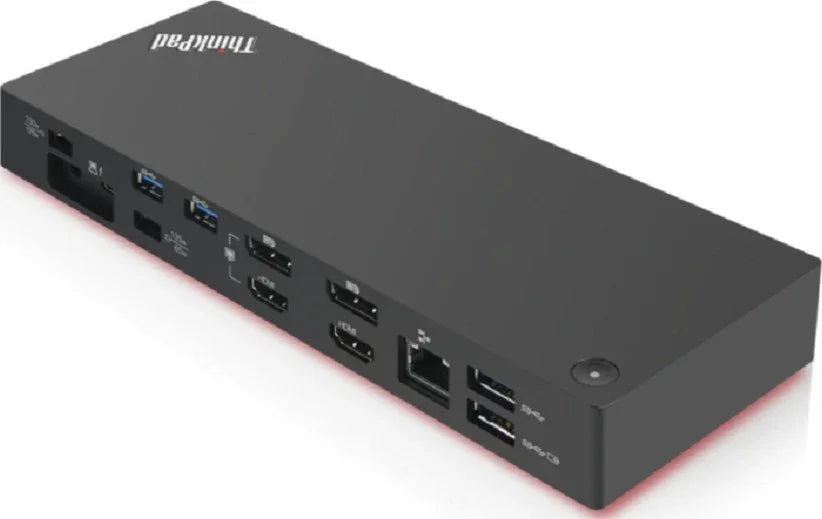 Lenovo ThinkPad Thunderbolt 3 Workstation Dock Gen 2, 4K@60Hz Refresh Rate, Slim Tip AC Plug, 230W Input Power, USB Port, Black | 40ANY230UK - eBuy UAE