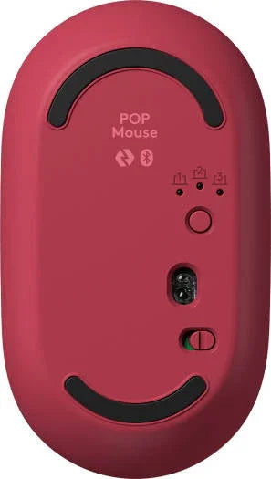 Logitech Wireless Pop Mouse, With Customizable Emoji, 1000 DPI Nominal Value, 4 Buttons, 10m Range, Bluetooth Connection, Precision/Speed Scroll, OS Compatible, Heartbreaker Rose - Pink | 910-006548 - eBuy UAE