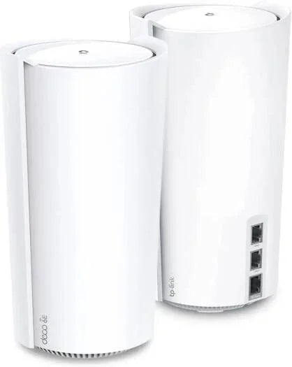 TP-Link Deco XE200 AXE11000 Whole Home Mesh Wi-Fi 6E System, Tri-Band Wi-Fi, Gigabit Ports, AI-Driven Mesh, Cover up to 6,500 ft, Connect up to 200 Devices, HomeShield, (2-Pack) | Deco XE200 - eBuy UAE