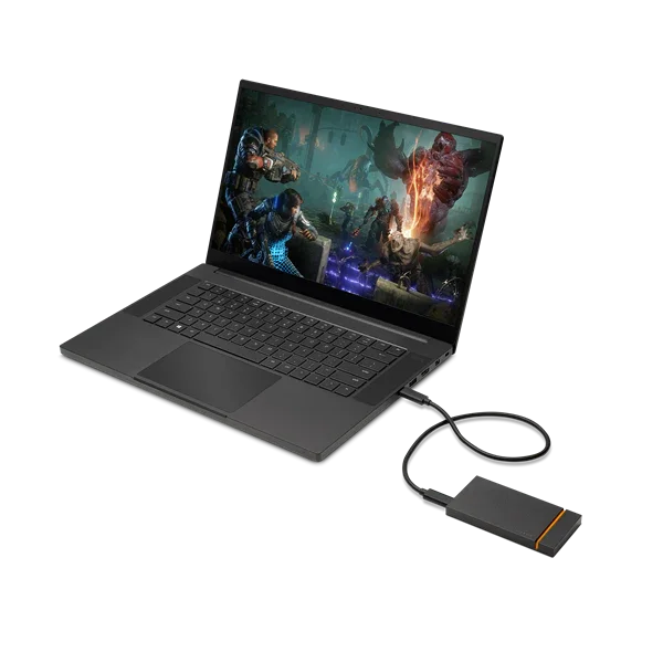 Seagate Firecuda Gaming SSD 2 TB External Solid State Drive - USB-C USB 3.0 with NVMe for PC Laptop (STJP2000400), Blac - eBuy UAE