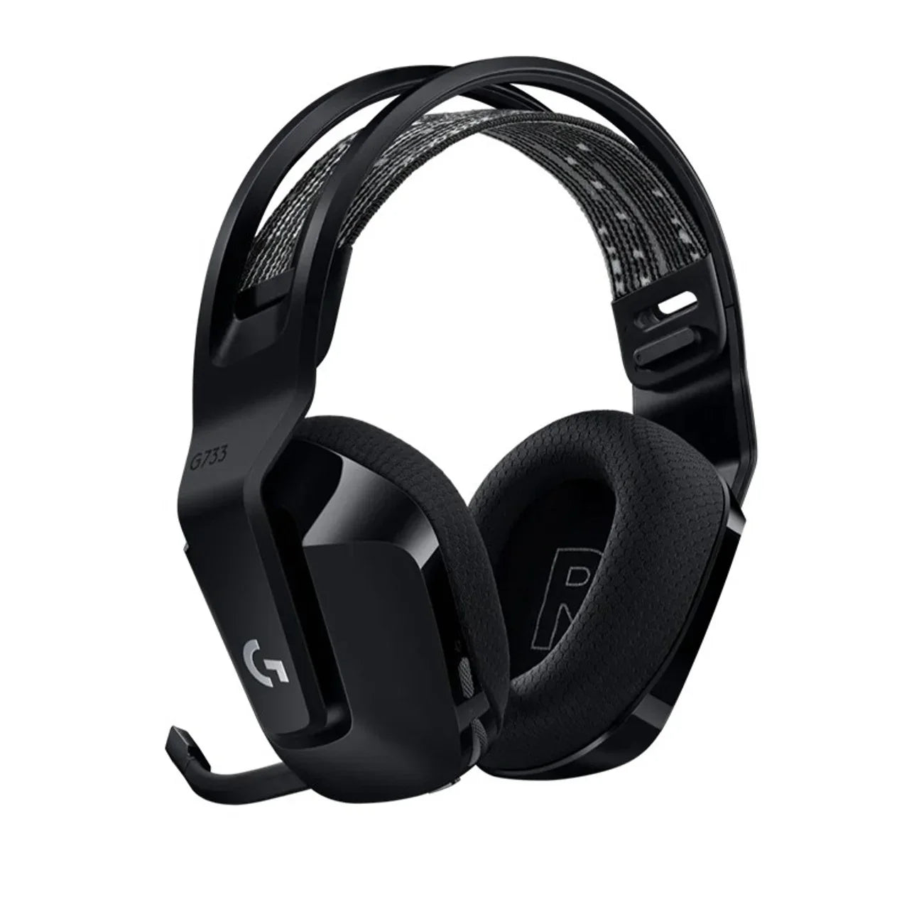 Logitech G733 LightSpeed Wireless RGB Gaming Headset, DTS Headphone X 2.0 Surround Sound, 16.8m Light Color, White | 981-000883 - eBuy UAE