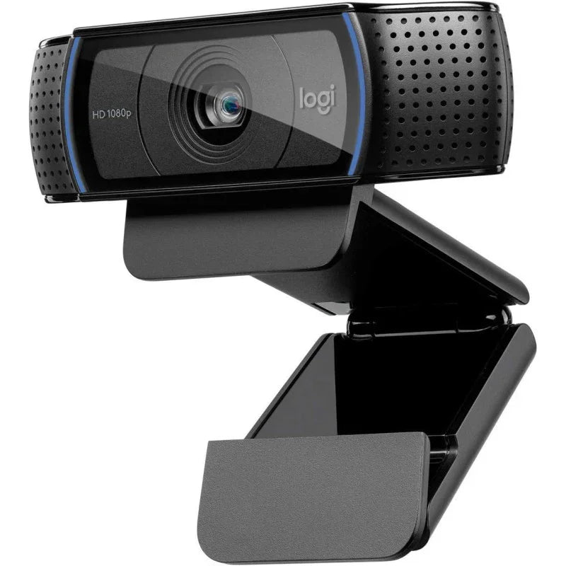 Logitech C920 HD Pro Webcam,1080P/30Fps Video Calling, Clear Stereo Audio, Light Correction, For Pc/Mac/Laptop/Macbook/Tablet - Black - eBuy UAE