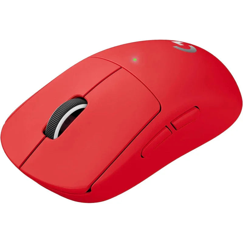 Logitech G PRO SUPERLIGHT Wireless Gaming Mouse, Ultra Lightweight 63 G, HERO 25K Sensor, 25,600 DPI, 5 Programmable Buttons, Long Battery Life, On-Board Memory, For Esports, PC / Mac - Red - eBuy UAE