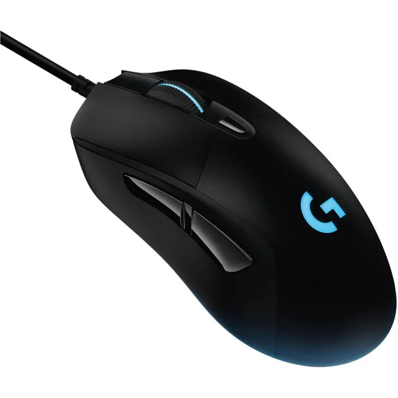 Logitech G403 Hero Wired Gaming Mouse, 16K Sensor, 16,000 DPI, RGB Backlit Keys, Adjustable Weights, 6 Programmable Buttons, On Board Memory, Braided Cable, Compatible With PC / Mac Black - eBuy UAE