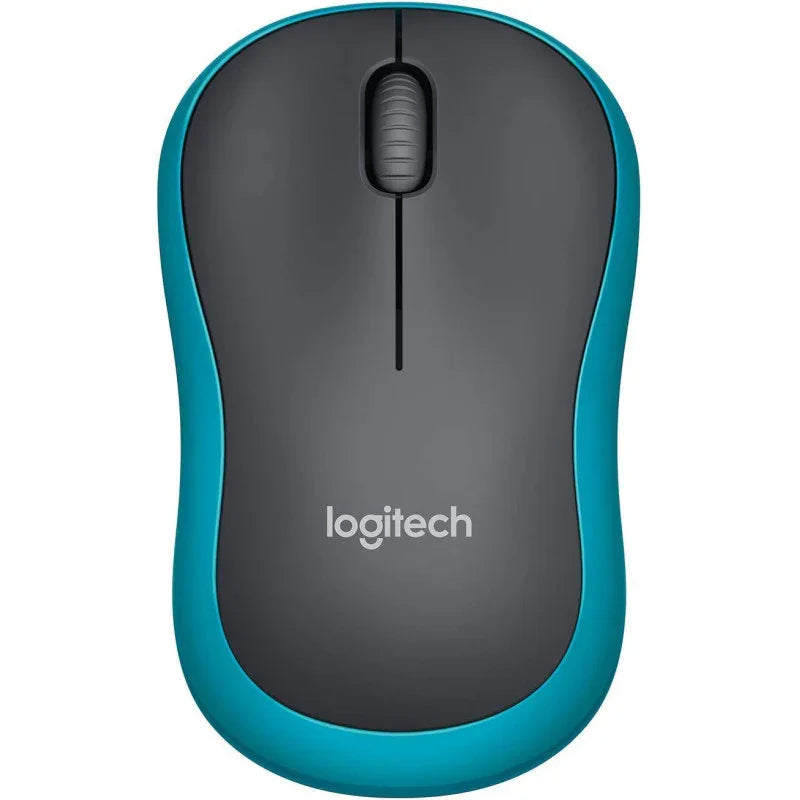 Logitech M185 Kabellose Maus, 2,4 GHz Mit USB-Nano-Empf¤Nger, 12 Monate Batterielaufzeit, 1000 DPI Optical Tracking, F¼R Links- Und Rechtsh¤Nder, Kompatibel Mit PC, Mac, Laptop - Blau - eBuy UAE