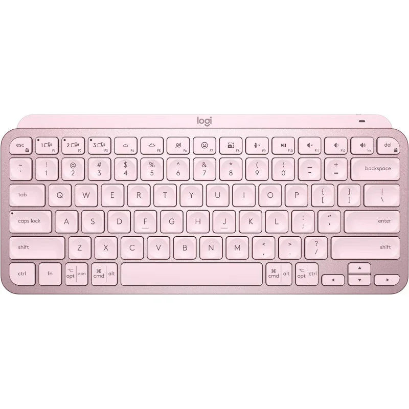 Logitech USB -C Backlit Mx Keys Wireless Illuminated Keyboard - Rose - eBuy UAE