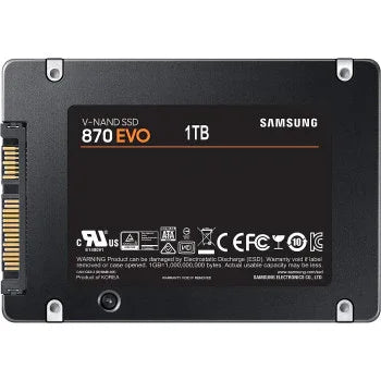 SAMSUNG 870 EVO 1TB 2.5 inch SATA III Internal Solid State Drive SSD MZ 77E1T0BW - eBuy UAE