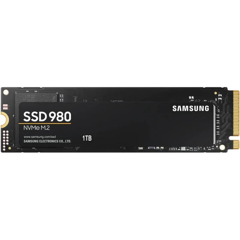 SAMSUNG 980 M 2 NVMe Interface Internal Solid State Drive for Gaming Heavy Graphics Full Power Mode, Black, MZ-V8V1T0BW - eBuy UAE