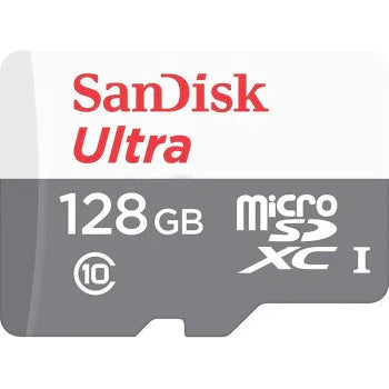 SanDisk 128GB Ultra 80MB/s UHS-I Class 10 microSDXC Card-SDSQUNS-128G-GN6MN - eBuy UAE