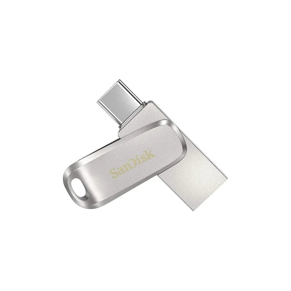 Sandisk 128GB Ultra Dual Drive Luxe USB Type-C, SDDDC4-128G-G46, Silver - eBuy UAE