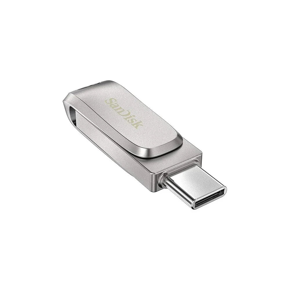 Sandisk 128GB Ultra Dual Drive Luxe USB Type-C, SDDDC4-128G-G46, Silver - eBuy UAE