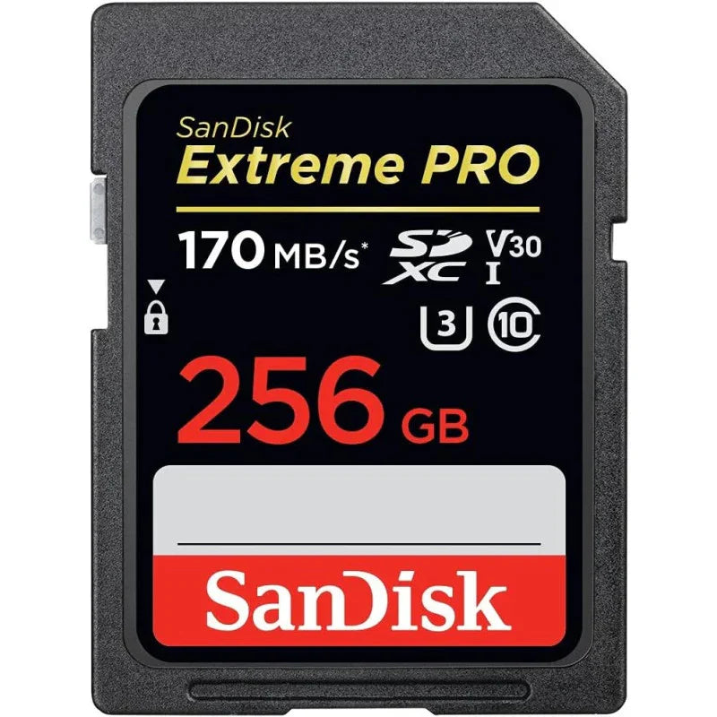 Sandisk 256GB Extreme Pro Sdxc Card 170 Mb/S V30 Uhs-I U3 - Sdsdxxy-256G-Gn4In - eBuy UAE