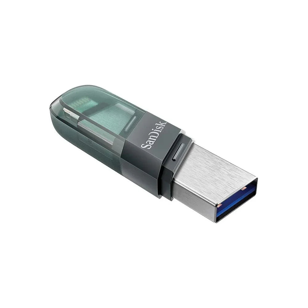 Sandisk 256Gb Ixpand Flash Drive Flip Usb 3.1 Gen 1 For Iphone/Ipad SDIX90N 256G GN6Nn, GN6NE, Black - eBuy UAE