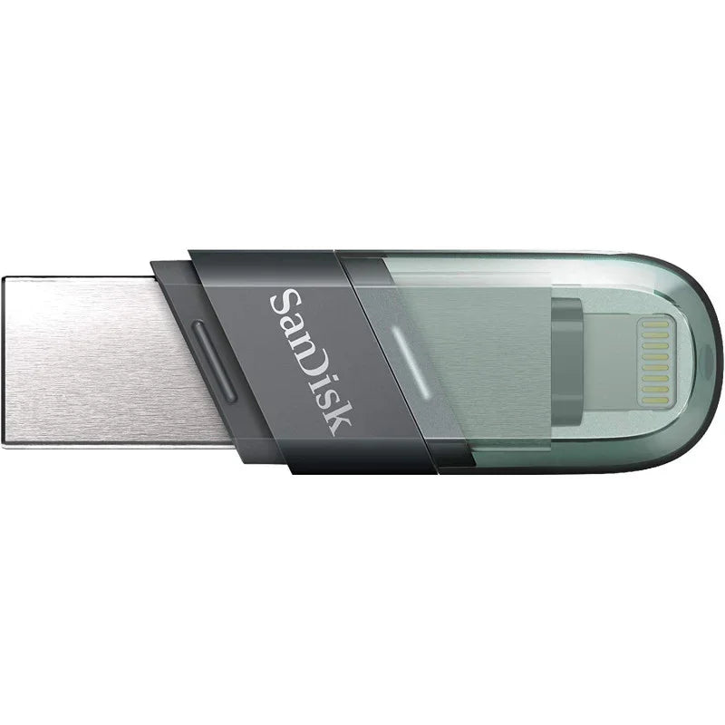 SanDisk 32GB iXpand Flash Drive Flip USB 3.1 Gen 1 for iPhone/iPad SDIX90N 032G GN6NN, Black - eBuy UAE