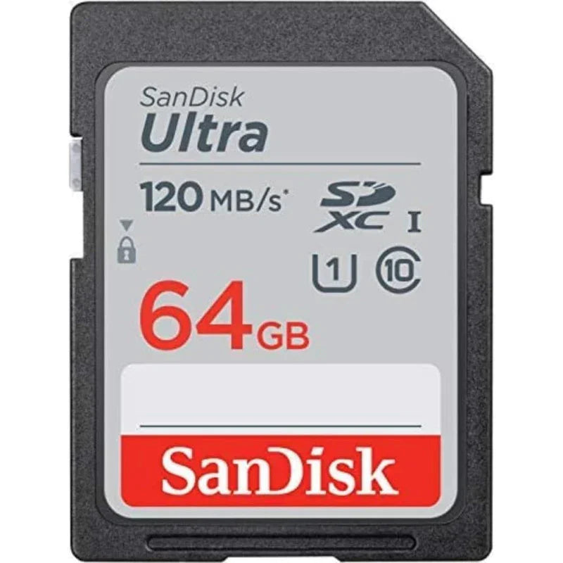 Sandisk 64GB Ultra Sdxc Uhs-I Memory Card - 120Mb/S, C10, U1, Full Hd, Sd Sdsdun4-064G-Gn6In - eBuy UAE