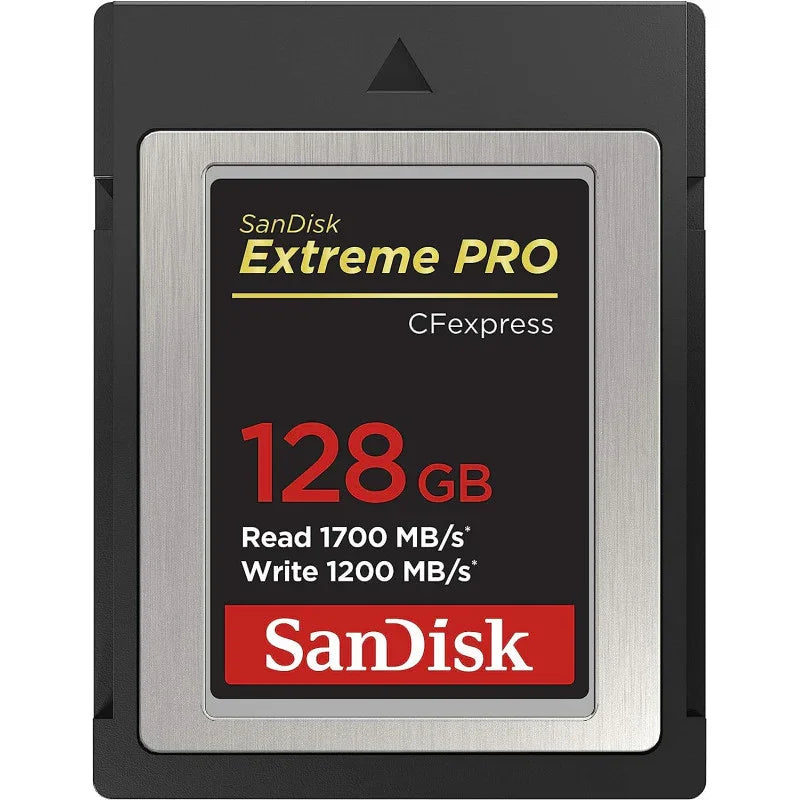 SanDisk Extreme PRO CFexpress Speicherkarte Typ B 128 GB (Lesegeschwindigkeiten bis 1700 MB/s, f¼r RAW 4K-Video, XQD-Kompatibilit, RescuePro Deluxe Wiederherstellung Software) - eBuy UAE