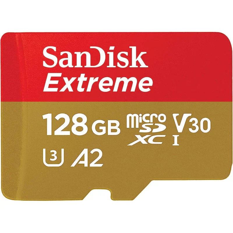 SanDisk SDSQXA1-128G-GN6MN 128GB Extreme microSD UHS-I U3 V30 A2 160MB/s- SDSQXA1-128G-GN6MN - eBuy UAE
