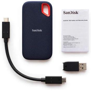 Sandisk sdssde60-1t00-g25 1tb extreme portable external ssd usb-c usb 3.1 - grey - eBuy UAE