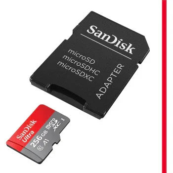 SanDisk Ultra 256 GB microSDXC Speicherkarte + SD-Adapter mit A1 App-Leistung bis zu 120 MB/s, Klasse 10, U1 - eBuy UAE