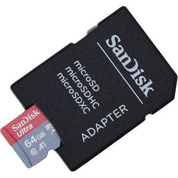 SanDisk Ultra 64GB microSDXC Memory Card + SD Adapter with A1 App Performance Up to 120MB/s, Class 10, UHS-I - eBuy UAE