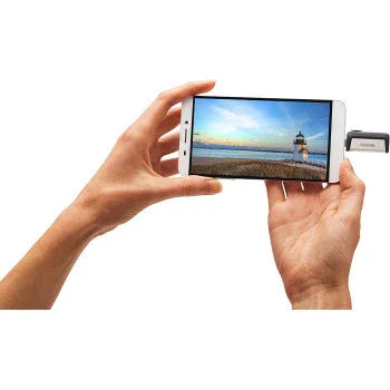 SanDisk - SDDDC2-128G-G46 128GB Ultra Dual Drive USB Type-C USB-C, 3.1 Gray - eBuy UAE