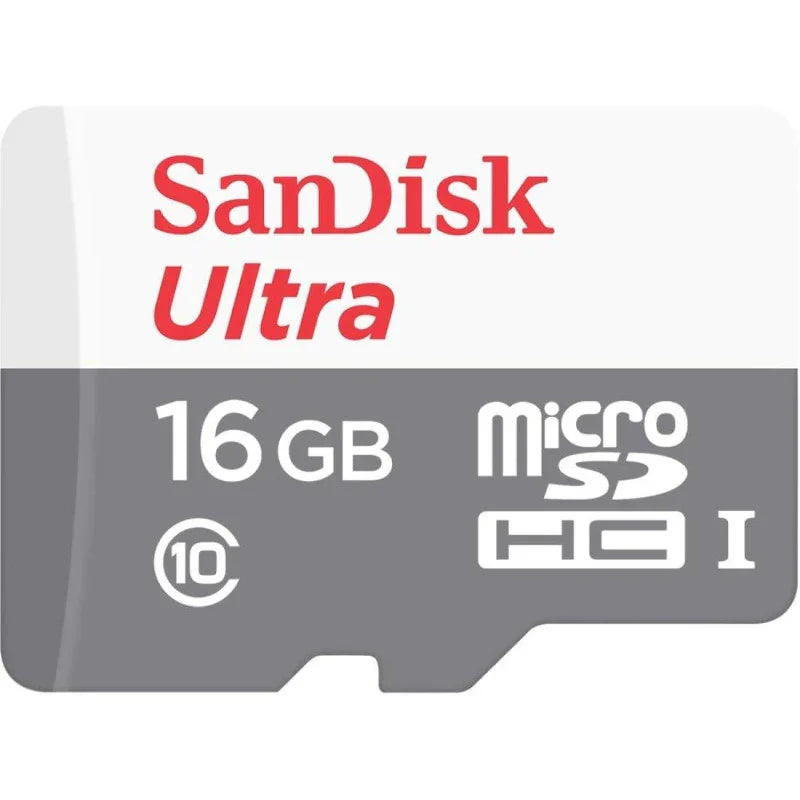 SanDisk Ultra Micro SD Card Android - Class 10-16GB with Adaptor - SDSQUNS-016G-GN3MA - eBuy UAE