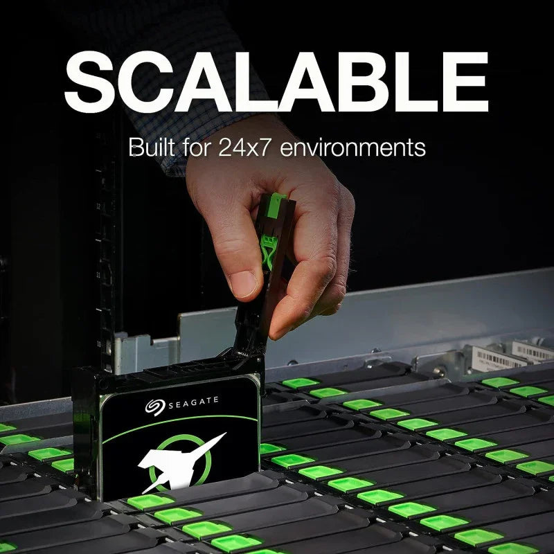 Seagate Exos X20 20 TB Internal Hard Drive - 3.5 Inch Hyperscale SATA 6 Gb/s HDD, 7,200 RPM, 2.5M MTBF, 512e and 4Kn FastFormat, Low Latency with Enhanced Caching (ST20000NM007D) - eBuy UAE