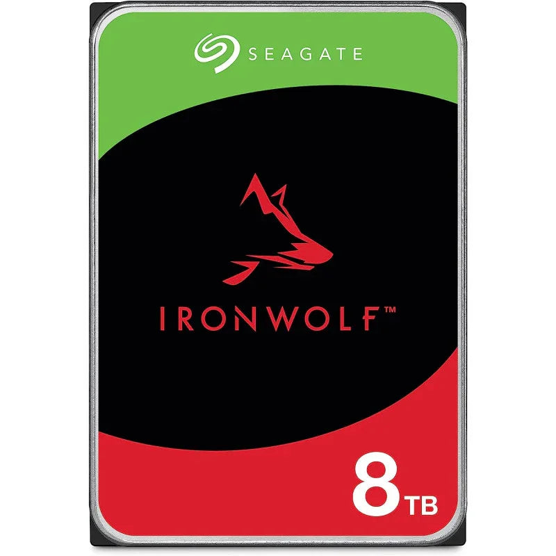 Seagate IronWolf 8TB NAS Hard Drive 7200 RPM 256MB Cache SATA 6.0Gb/s CMR 3.5 Inches Internal HDD for RAID Network Attached Storage, ST8000VN004 - eBuy UAE
