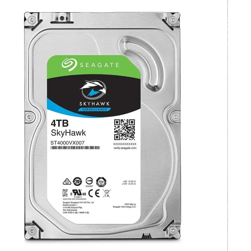 Seagate Skyhawk 3.5 Inches 4TB internal hard disk HDD 64MB 5900rpm network for the surveillance camera video recorder ST4000VX007 - eBuy UAE